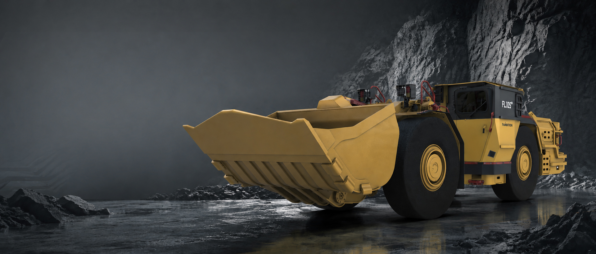 FAMBITION underground LHD loader for intelligent mining operations